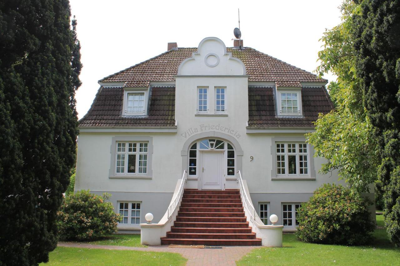 Villa Friedericia, Wohnung 3-Hochparterre links Wyk auf Föhr Exterior foto